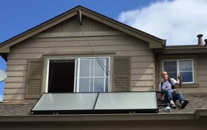 Installing solar panels