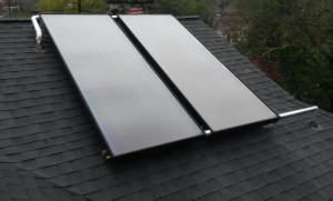 Customer's solar panels installed Solar panels for customer