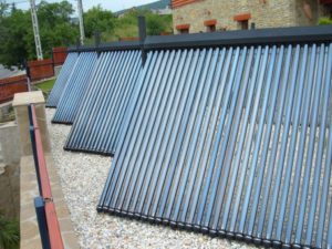 Evacuated tube solar thermal panel Evacuated tube solar thermal panel